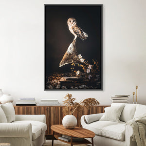 Grammophone Canvas Art 30 x 45cm / Unframed Canvas Print Clock Canvas