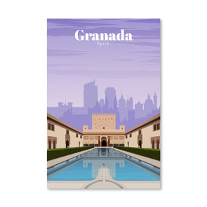 Granada Canvas - Studio 324 Art Clock Canvas