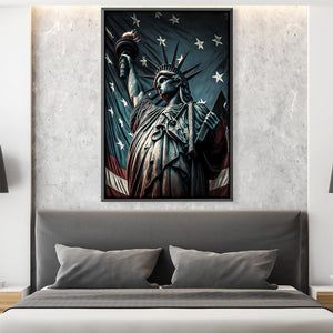 Grand Liberty Canvas Art Clock Canvas