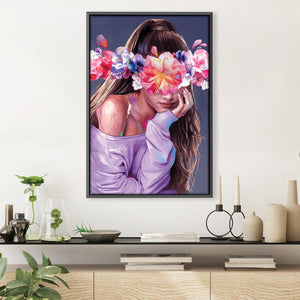 Grande Bouquet Canvas Art Clock Canvas