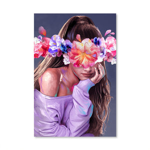 Grande Bouquet Canvas Art Clock Canvas