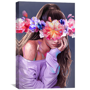 Grande Bouquet Canvas Art 30 x 45cm / Unframed Canvas Print Clock Canvas