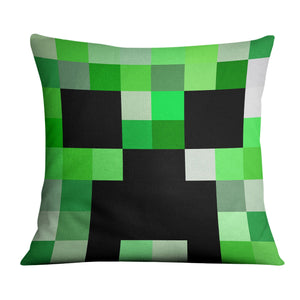 Green Block Cushion Cushion Cushion Square Clock Canvas