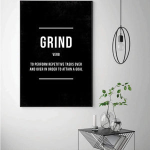 Grind Clock Canvas