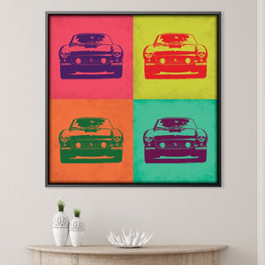 Groovy Speed Demon Canvas Art Clock Canvas