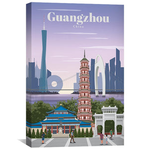 Guangzhou Canvas - Studio 324 Art 30 x 45cm / Unframed Canvas Print Clock Canvas