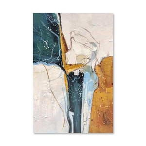 Guided Color Oil Painting Oil Clock Canvas