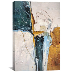 Guided Color Oil Painting Oil Clock Canvas