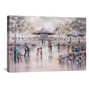 Happiness Canvas Art Clock Canvas