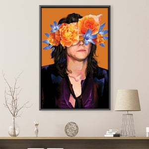 Harry Flowers Canvas Art Clock Canvas