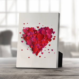 Heart Layers Desktop Canvas Desktop Canvas Clock Canvas