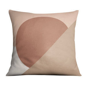 Hidden Shapes C Cushion Cushion 45 x 45cm Clock Canvas