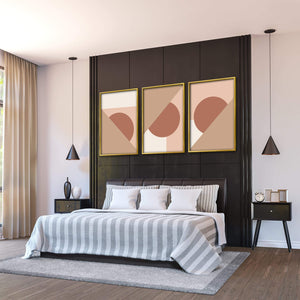 Hidden Shapes Canvas Art Clock Canvas