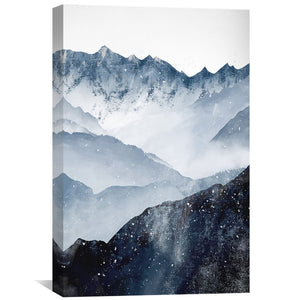 Himalaya Canvas Art Clock Canvas