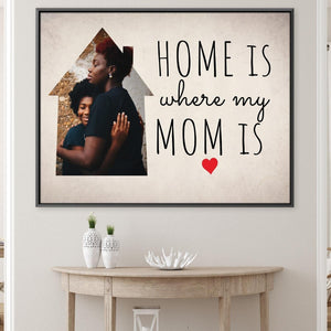 Home Canvas Art Clock Canvas