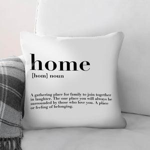 Home Family Love A Cushion Cushion Cushion Square Clock Canvas