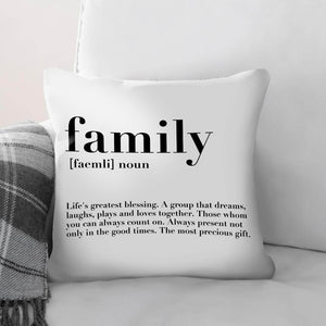 Home Family Love B Cushion Cushion Cushion Square Clock Canvas