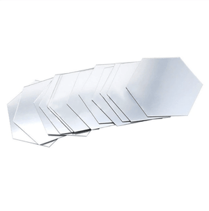 Honeycomb Reflective Wall Stickers Sticker Clock Canvas