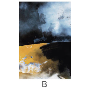 Horizon Canvas Art B / 40 x 50cm / No Board - Canvas Print Only Clock Canvas