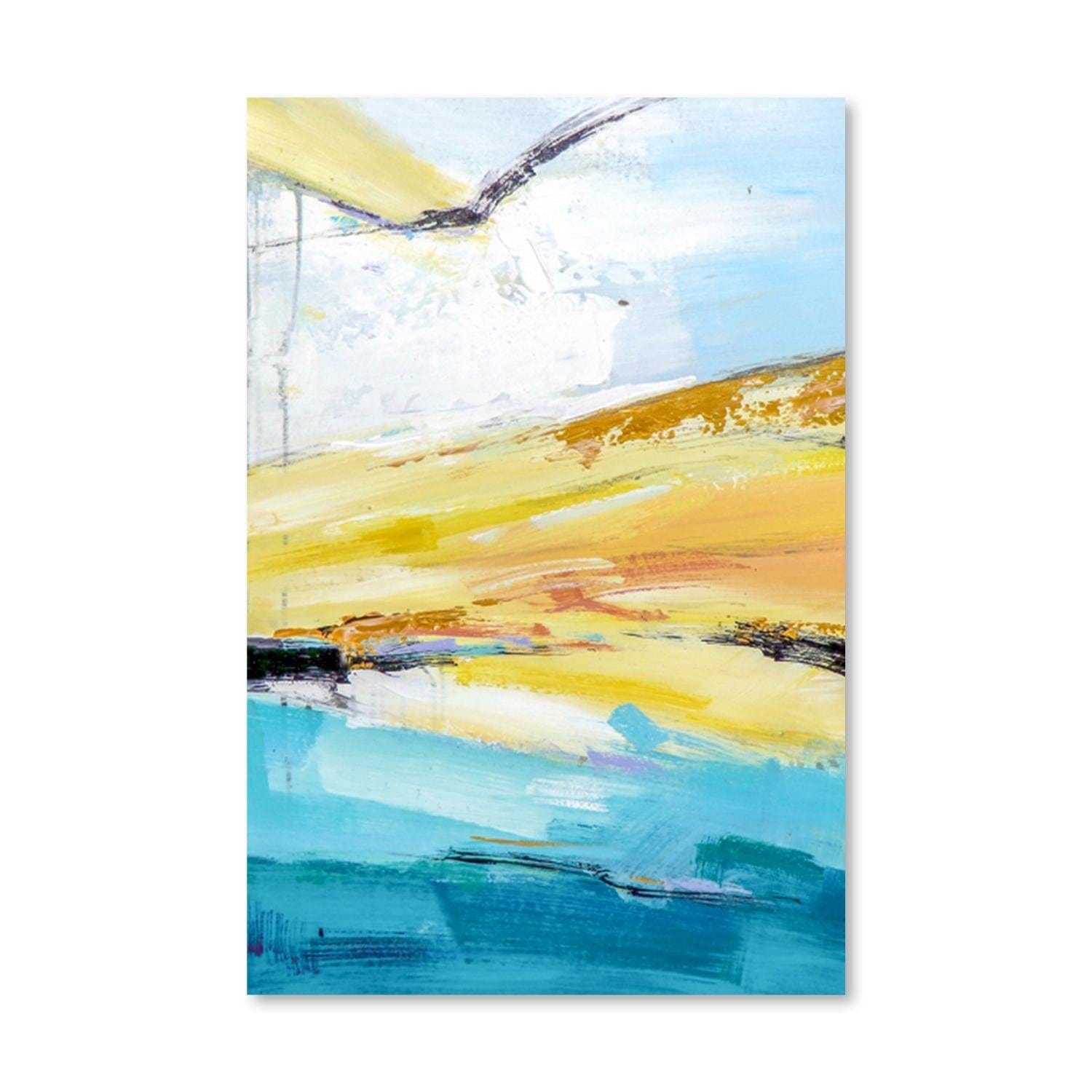 Horizon Story Oil Painting Oil Clock Canvas