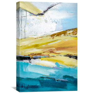 Horizon Story Oil Painting Oil Clock Canvas