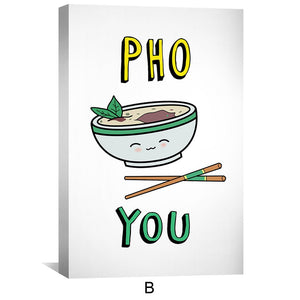 Hot Pho You Canvas Art Clock Canvas