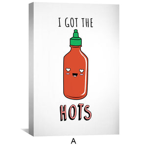 Hot Pho You Canvas Art Clock Canvas