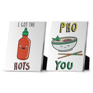 Hot Pho You Desktop Canvas Desktop Canvas Clock Canvas