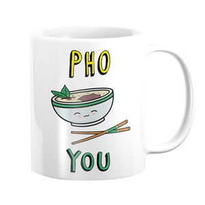 Hot Pho You Mug Mug Clock Canvas