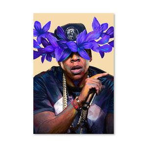 HOV Blossom Canvas Art Clock Canvas