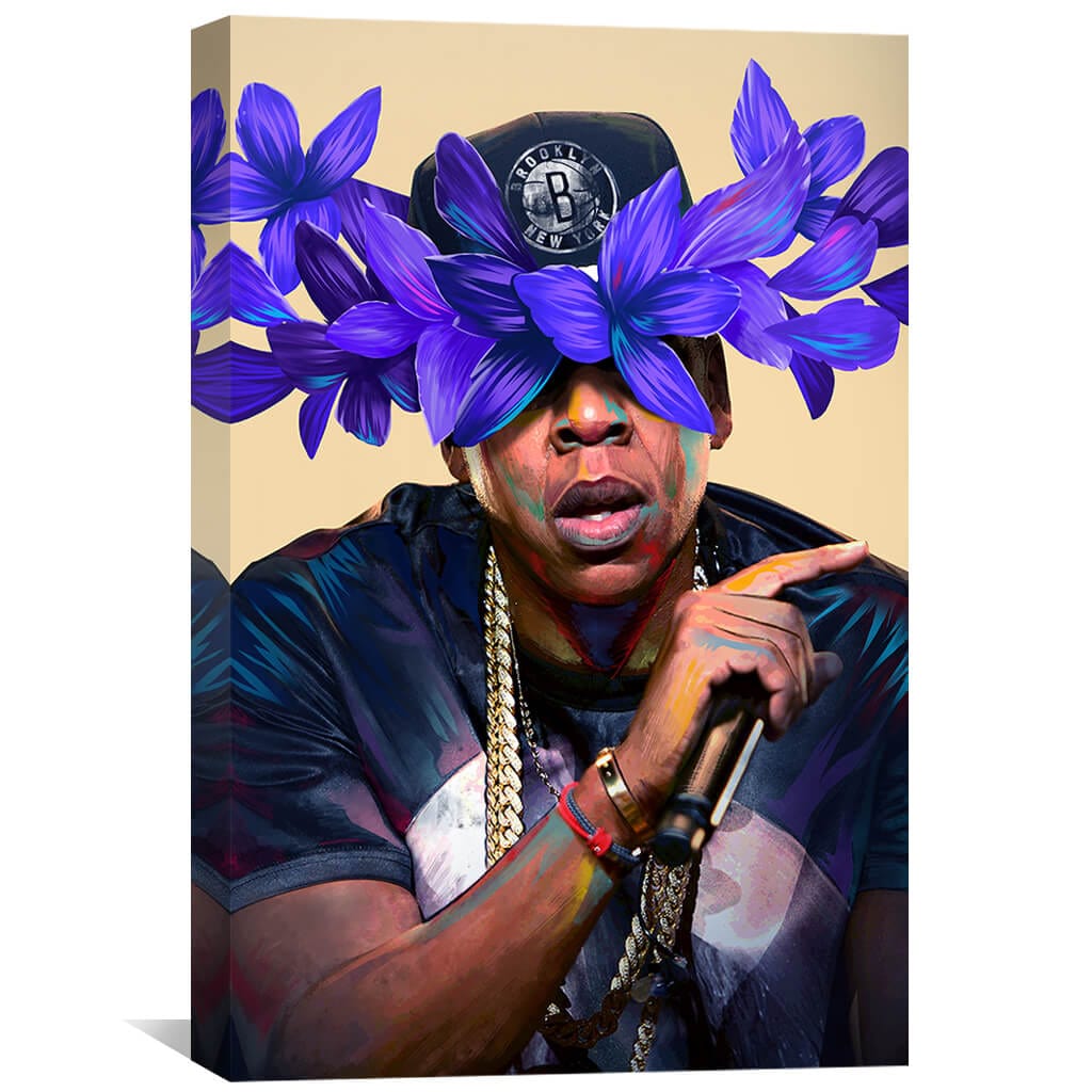 HOV Blossom Canvas Art 30 x 45cm / Unframed Canvas Print Clock Canvas