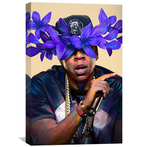 HOV Blossom Canvas Art 30 x 45cm / Unframed Canvas Print Clock Canvas