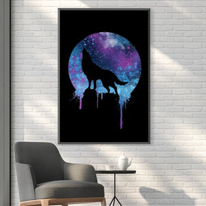 Howling Skies Canvas Art Clock Canvas