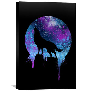 Howling Skies Canvas Art 30 x 45cm / Unframed Canvas Print Clock Canvas