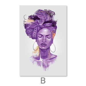 Hue Moods Canvas Art B / 40 x 60cm / Unframed Canvas Print Clock Canvas