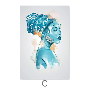 Hue Moods Canvas Art C / 40 x 60cm / Unframed Canvas Print Clock Canvas