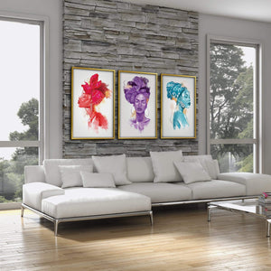 Hue Moods Canvas Art Clock Canvas