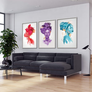 Hue Moods Canvas Art Clock Canvas