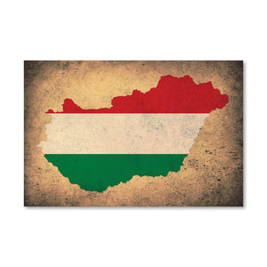 Hungary Canvas Art Clock Canvas