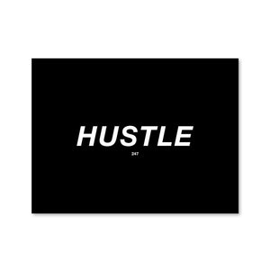 Hustle 247 Canvas Art Clock Canvas
