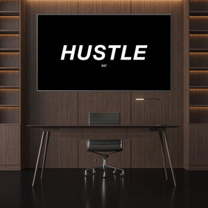 Hustle 247 Clock Canvas