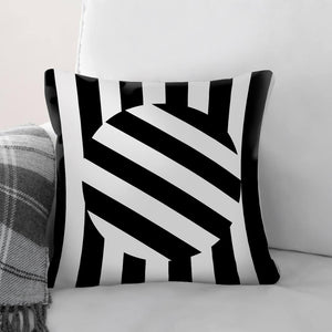 Illusionary Cushion Cushion 45 x 45cm Clock Canvas