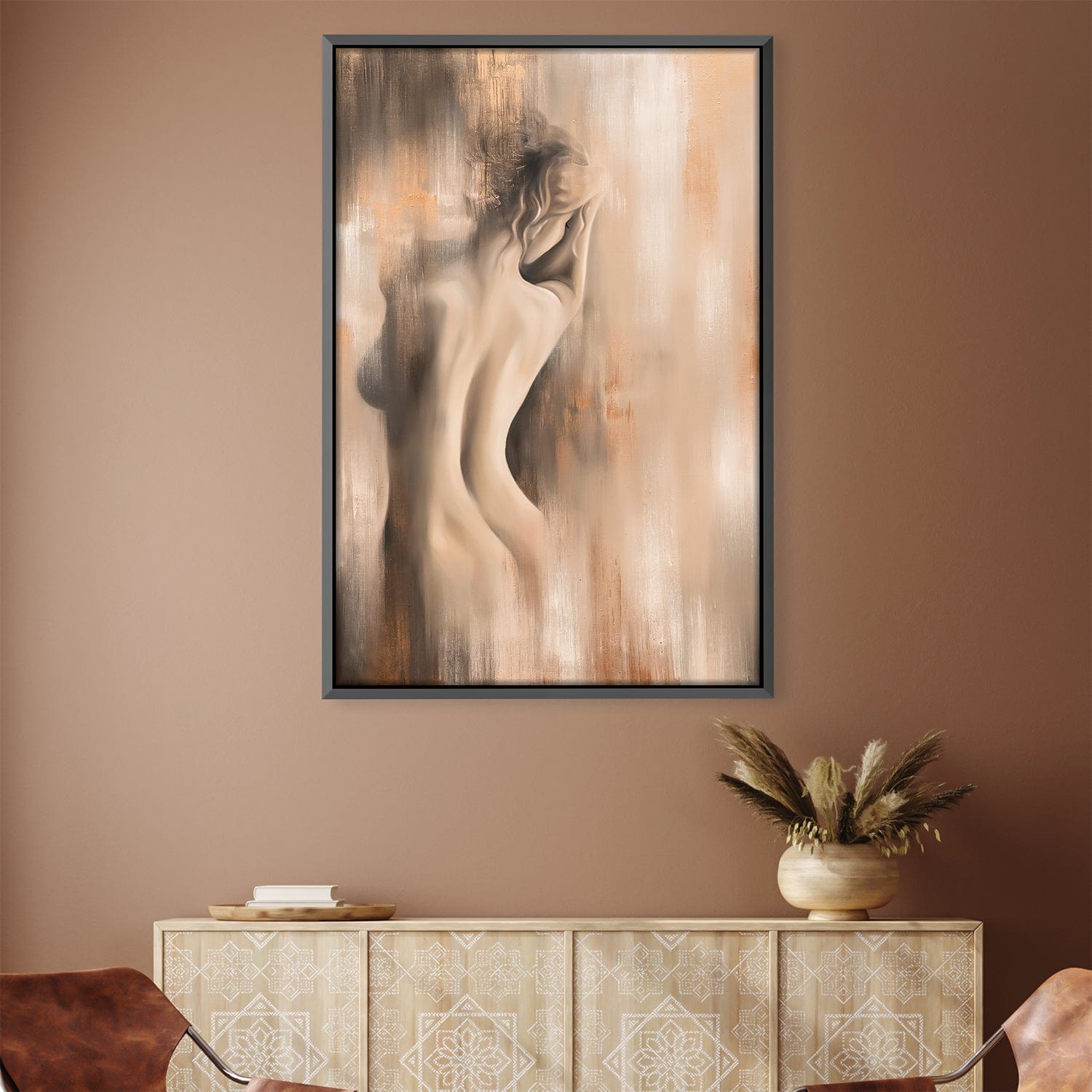 Immersed Canvas Art 30 x 45cm / Unframed Canvas Print Clock Canvas