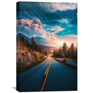 In The End Canvas Art Clock Canvas