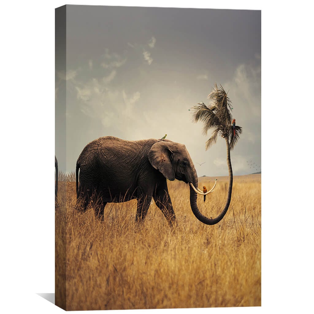 Inequality Canvas Art 30 x 45cm / Unframed Canvas Print Clock Canvas
