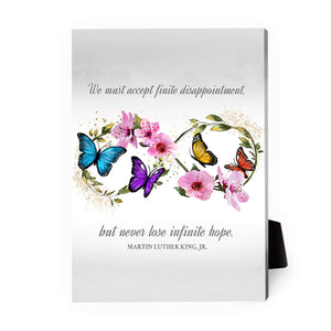 Infinite Hope Desktop Canvas Desktop Canvas 13 x 18cm Clock Canvas