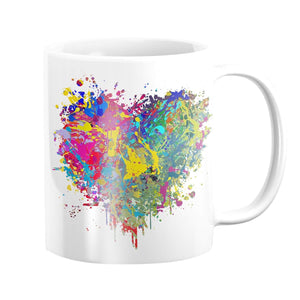 Inked Love Mug Mug White Clock Canvas