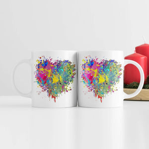 Inked Love Mug Mug White Clock Canvas