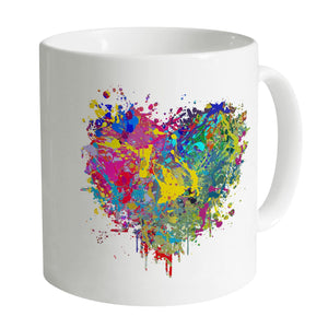 Inked Love Mug Mug White Clock Canvas