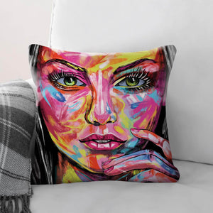 Innocence Cushion Cushion Cushion Square Clock Canvas